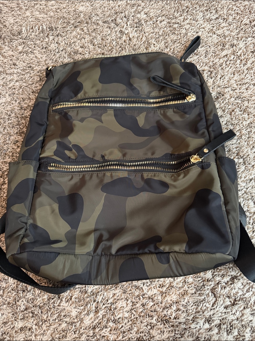 Camouflage Women’s Backpack - Olive Camo - Lots of pockets